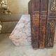 Pair of marble bookends