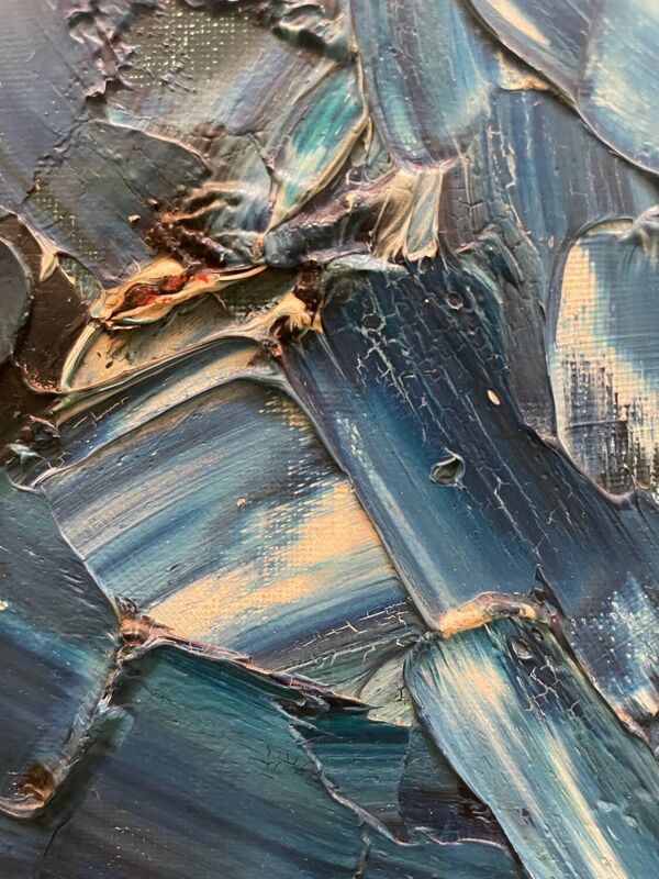 Tableau abstration lyrique 1972
