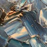 Lyrical abstraction painting 1972