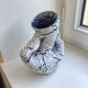 Vase design fat lava blue 70s