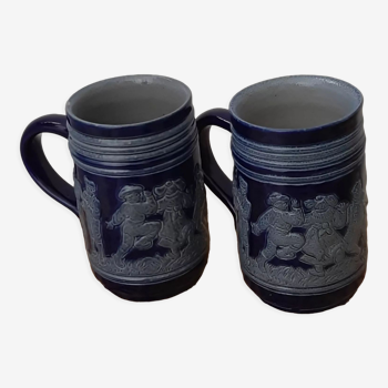 Alsatian beer mugs