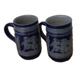 Alsatian beer mugs