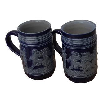 Alsatian beer mugs