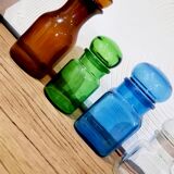 Glass pharmacy jar bottles