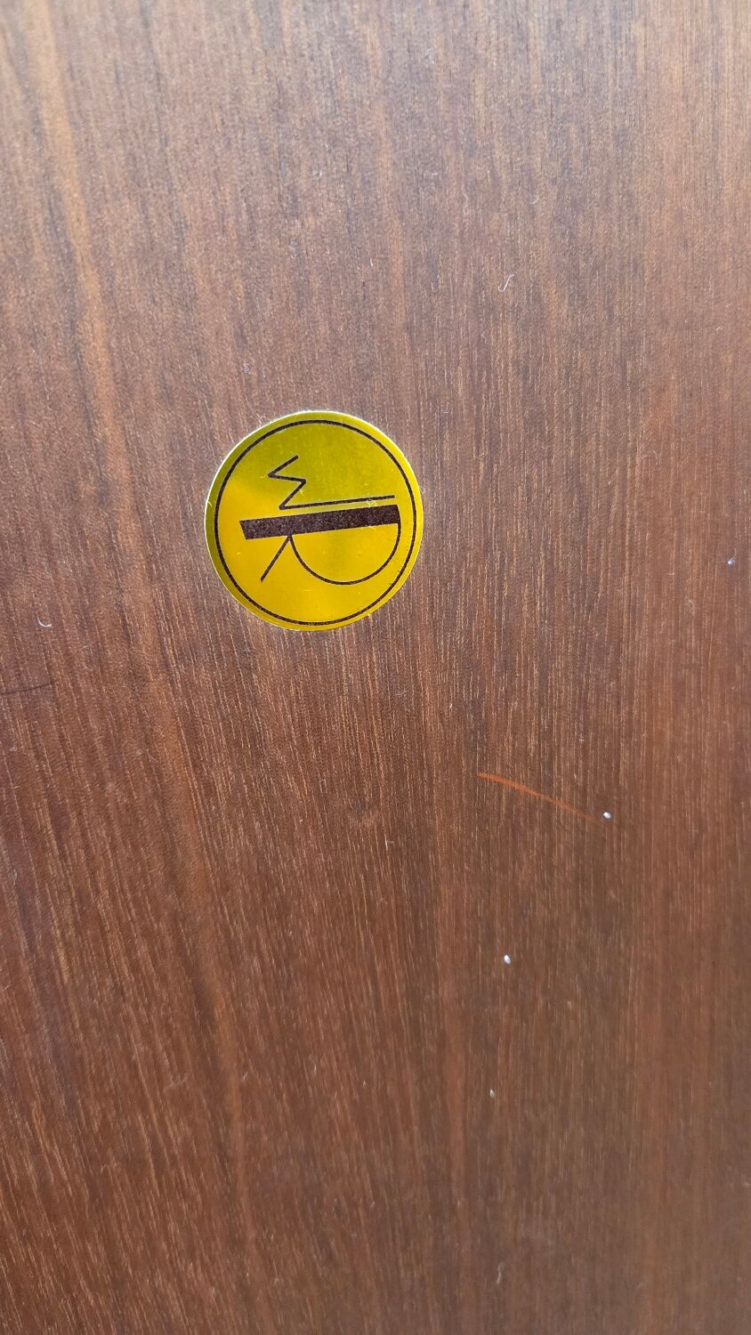 1970 teak shelf by Wilhelm Renz