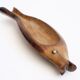 Zoomorphic wooden dish fish