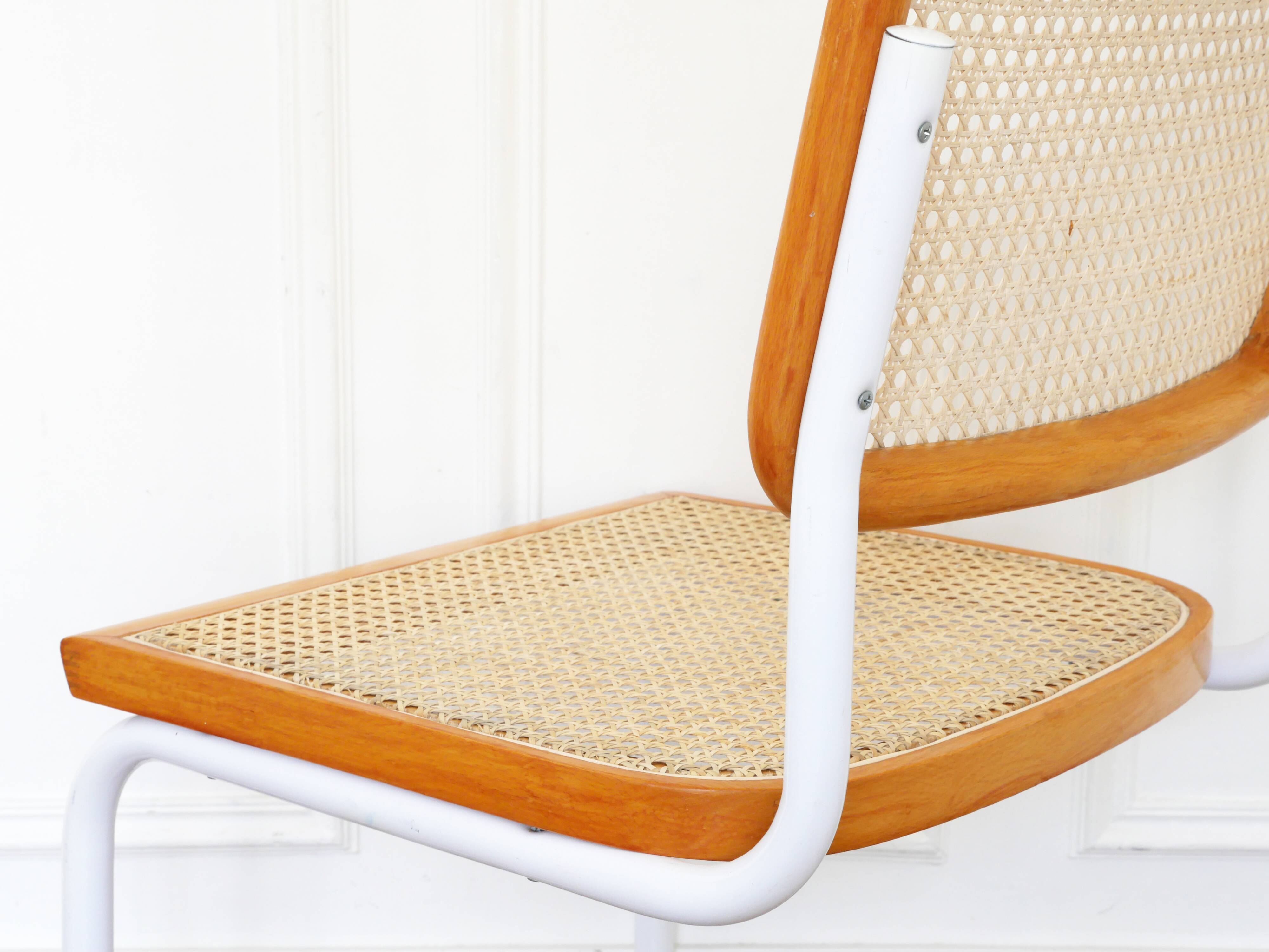 Cesca B32 Breuer Chair Made in Italy - Seat and back cane redone