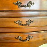 3-drawer bedside table in solid cherry