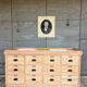 Furniture with 2 basins in raw wood
