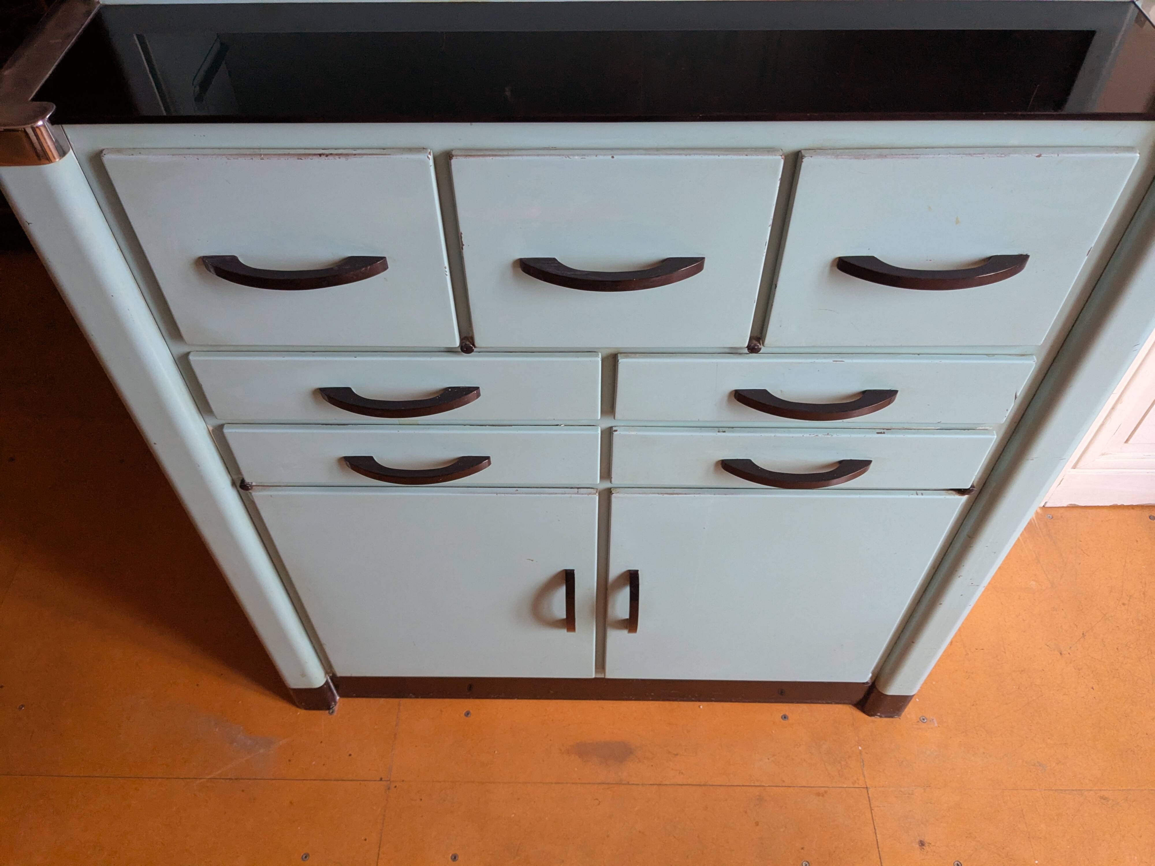 1950s dentist's cabinet