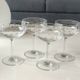 Lot of 4 x Champagne Coupes / Doyen Glassware. Art Deco 1930s.