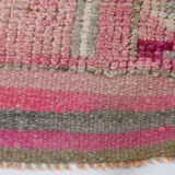 3x11 shades of pink vintage runner rug, 94x346cm