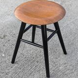 Scandinavian vintage minimalist stool Ilmari Tapiovaara, for Nesto 1960