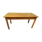 Ancienne table de bistrot ferme en bois massif 50/60