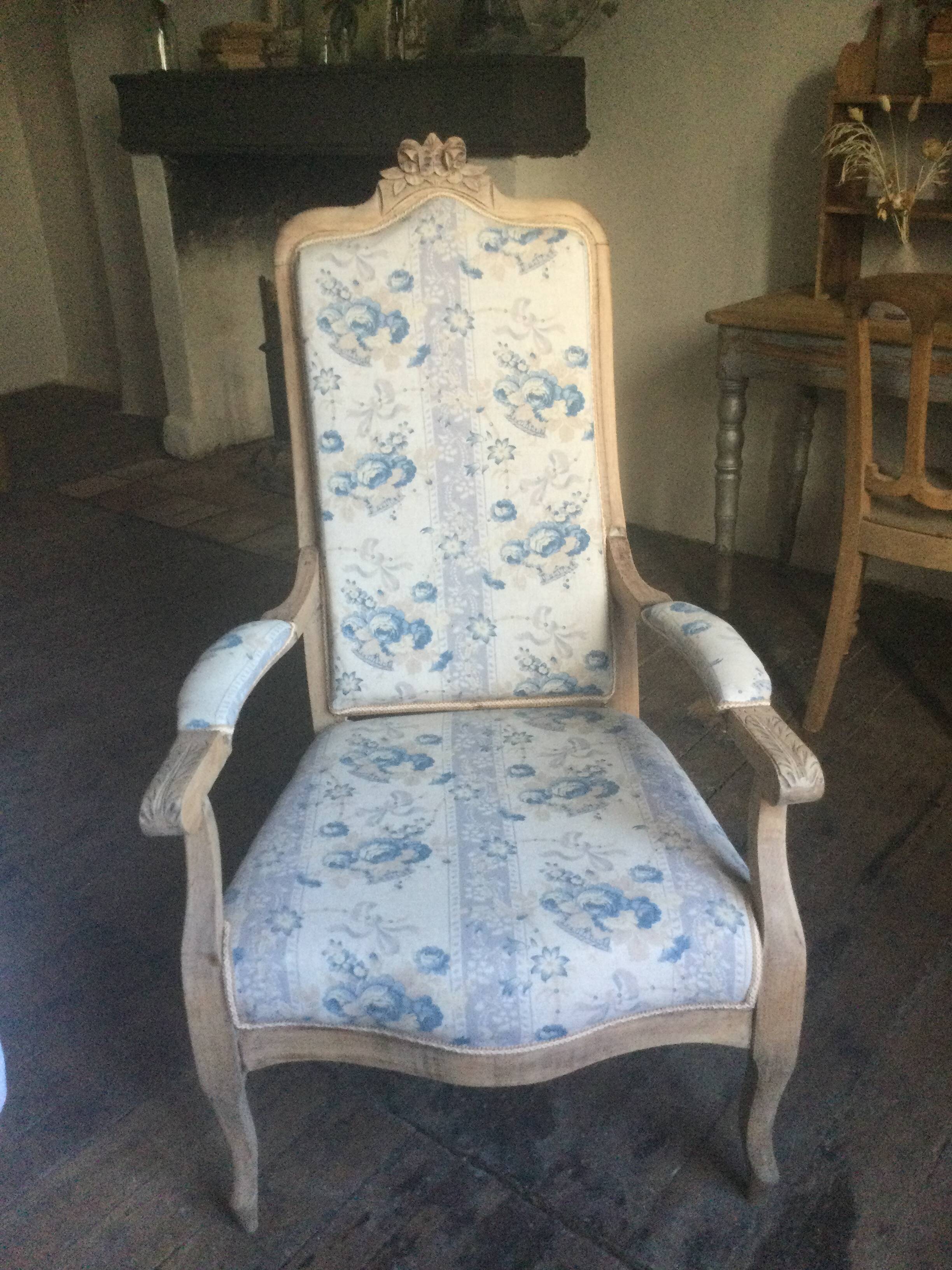 Old Voltaire armchair