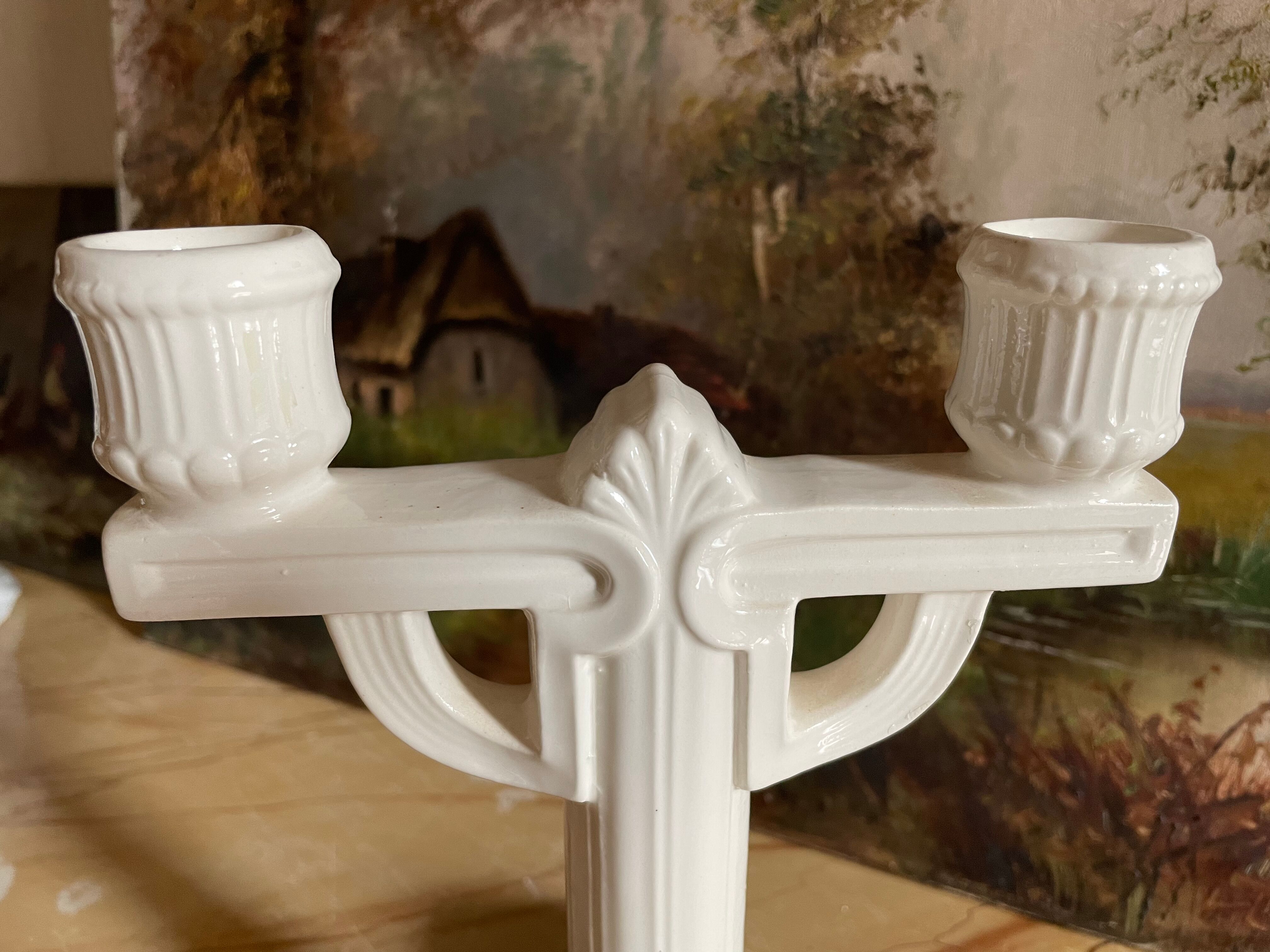 Vintage ceramic candle holder