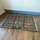 Lit banquette pliable en fer forgé fin 19 eme