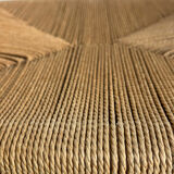 Set of 6 vintage papercord chairs Kurt Ostervig