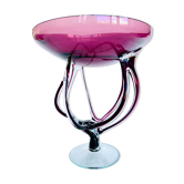 Octopus vase josefina krosno blown glass 1960-1970