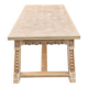 Table à manger de ferme bretonne extensible rénovée en chêne 19ème 200-290c