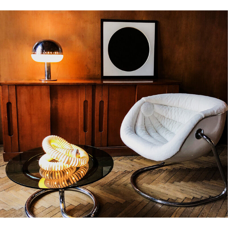 Boalum table lamp by Livio Castiglioni and Gianfranco Frattini