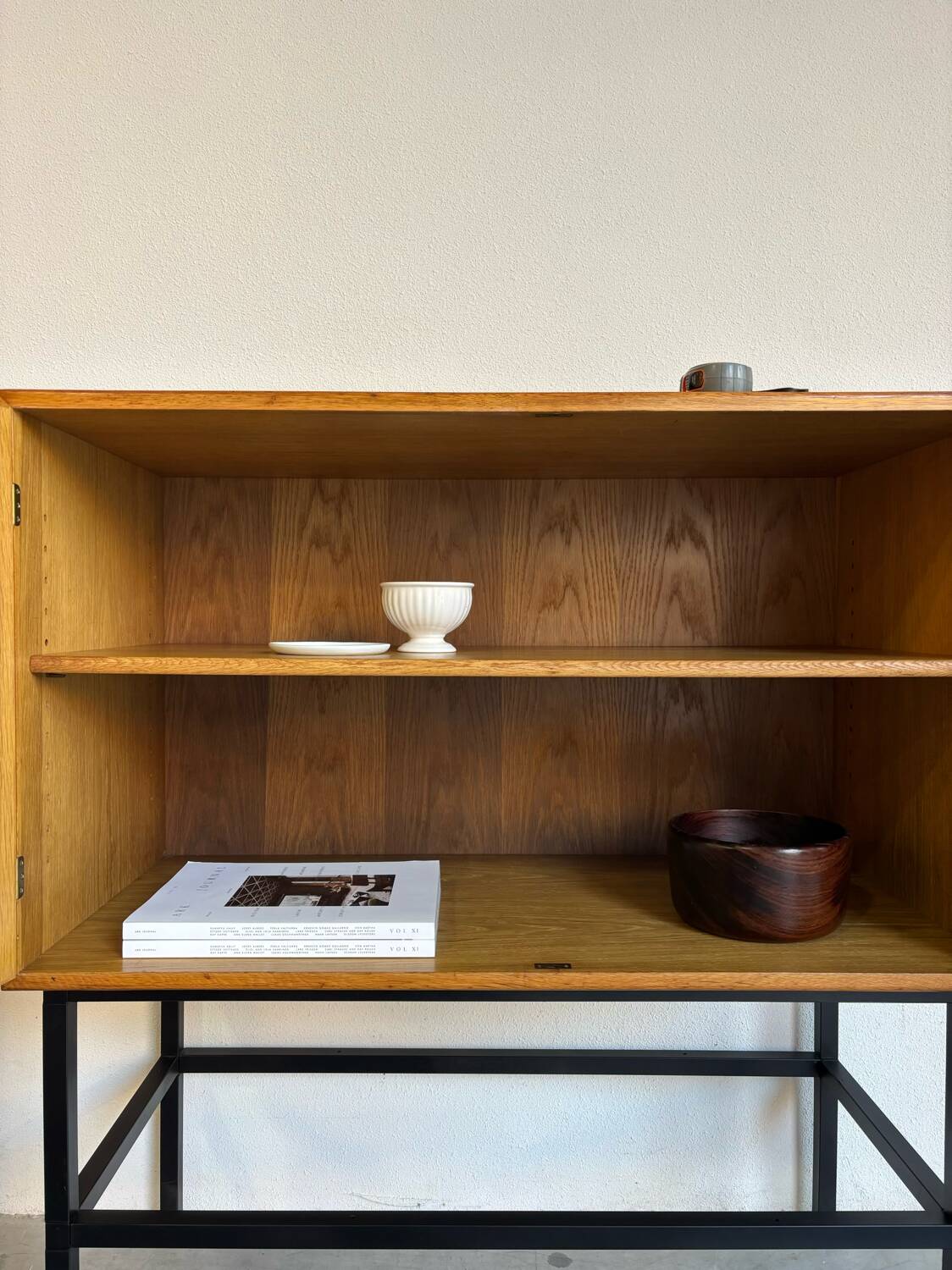 Vintage Danish cabinet oak