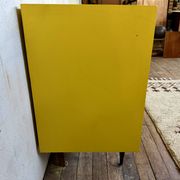 Commode jaune vintage style scandinave