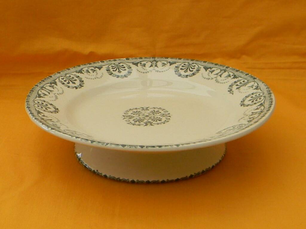 CHOISY LE ROI earthenware footed bowl. Iéna model.