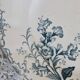 Round serving dish antique – Blue floral pattern – Weigelia model by Boch F