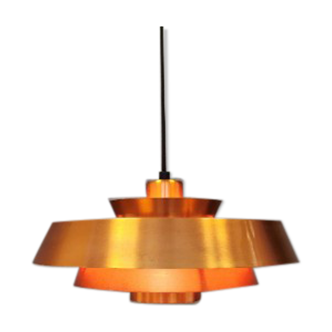 Ceiling lamp model "Nova" designed by Jo Hammerborg for Danish Fog&Mørup in 1963.