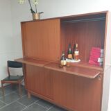 Numbered wooden sideboard design 1970