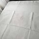 6 Large antique damask linen napkins Monogram AT