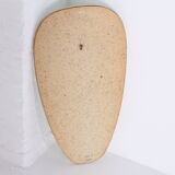 Mirror free form golden edge 1950s - 87x44cm