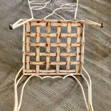 Chaise en fer forgé
