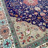Tapis vintage persan de Tabriz fait main 300x395 cm