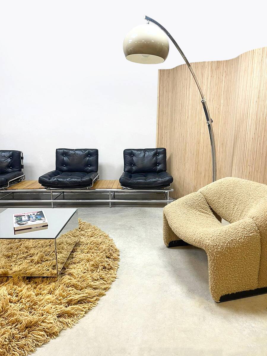 Vintage XXL modular sofa lounge set