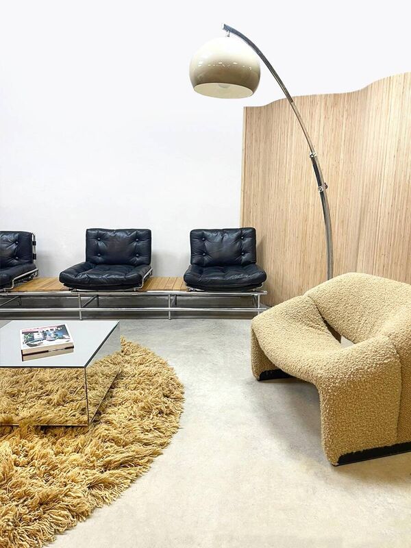 Ensemble de salon canapé modulable vintage XXL