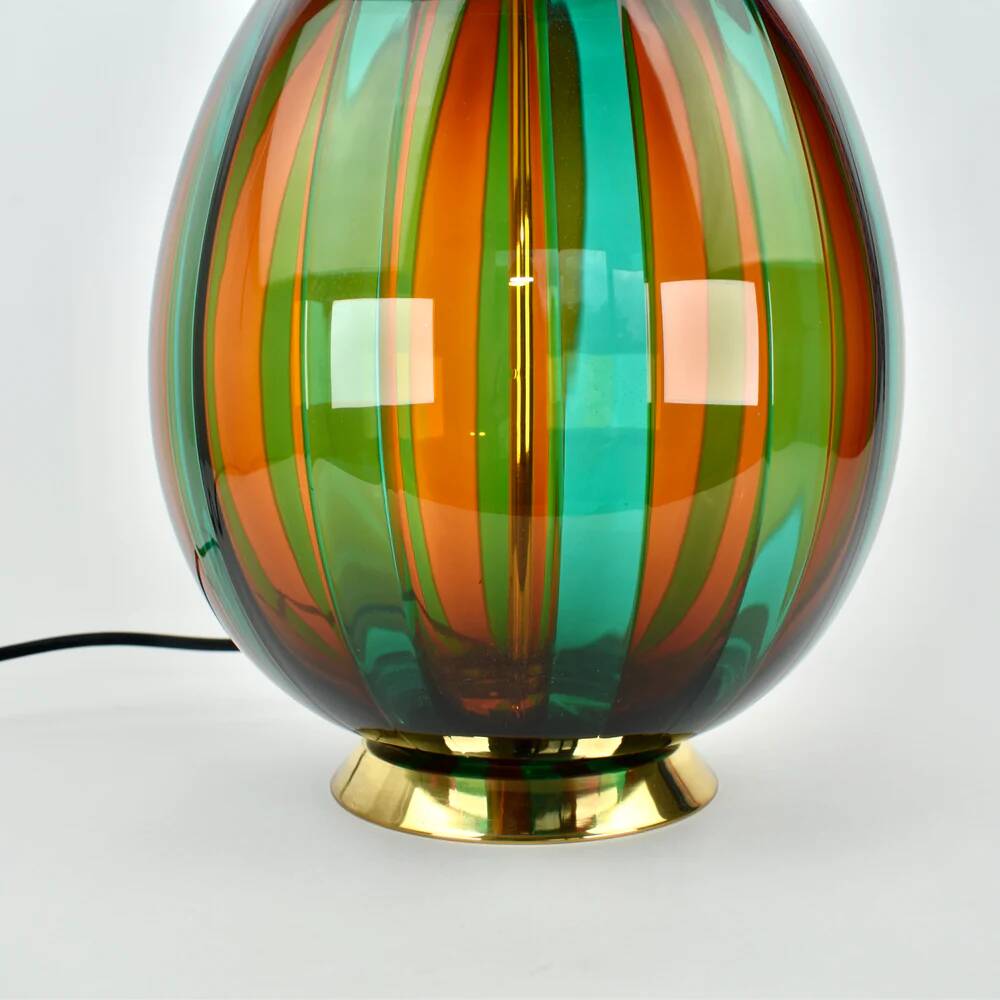 VeArt Vintage Murano Glass Table Lamp
