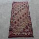 Vintage Turkish kilim handwoven 51x104 cm