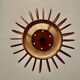 Curved wood pendant lamp 1960