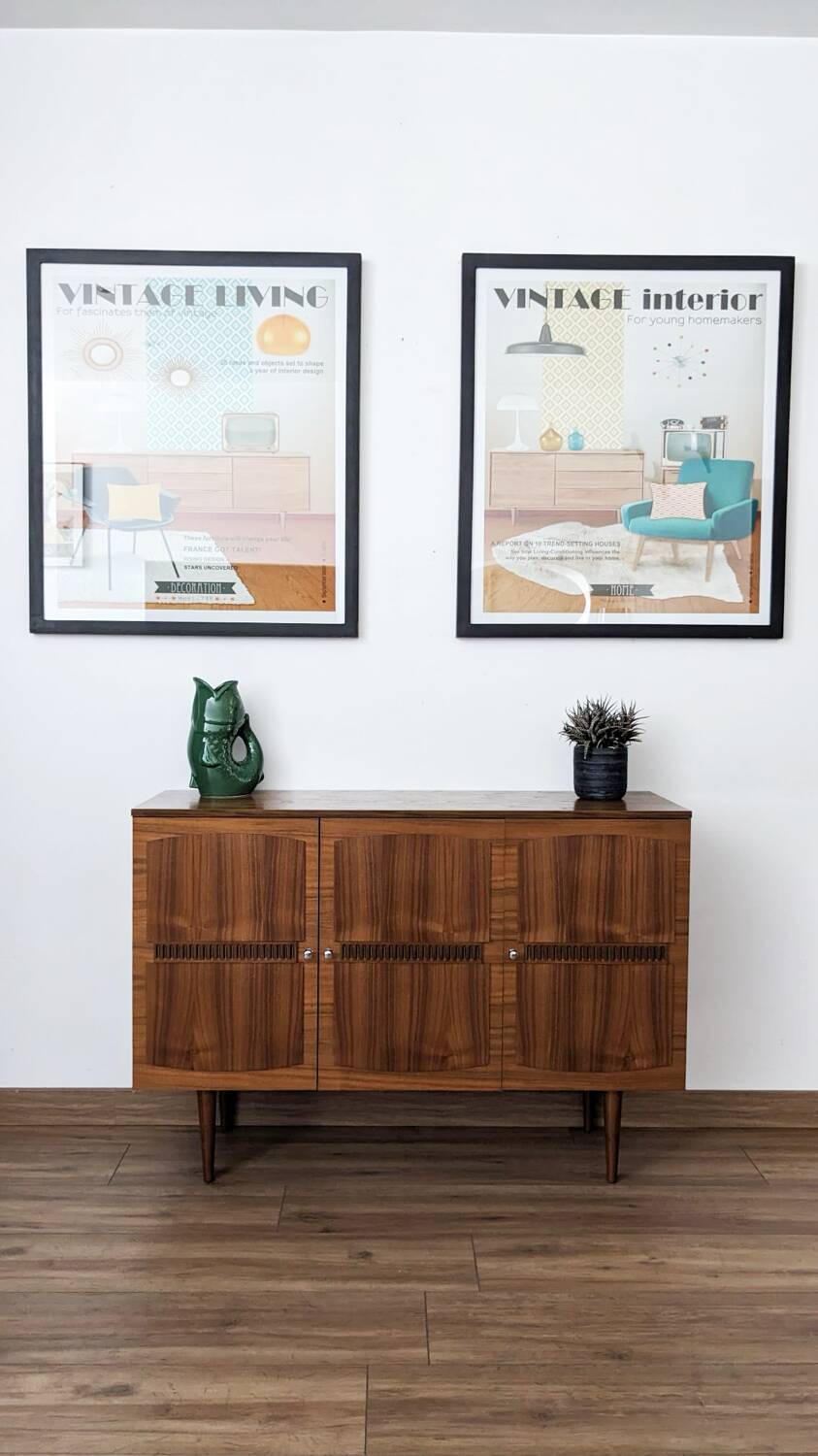 Vintage low cabinet from the 60s