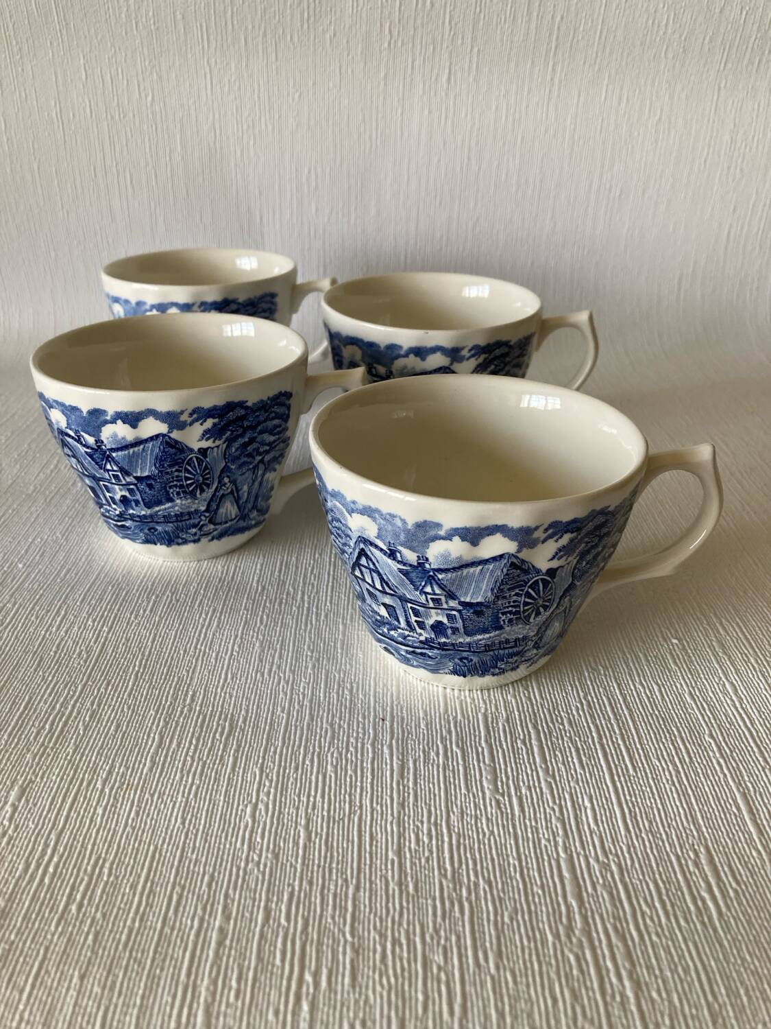 4 Myott Meakin The Mill teacups