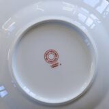 Antique Limoges porcelain plates by Charles Haviland, bird decoration