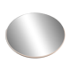 1970s Czechoslovakian Round Wall Mirror with Beige Frame