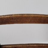 Chaise enfant vintage en bois et paille