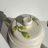 Vintage sunflower teapot Sarreguemines model Farandole H:20cm