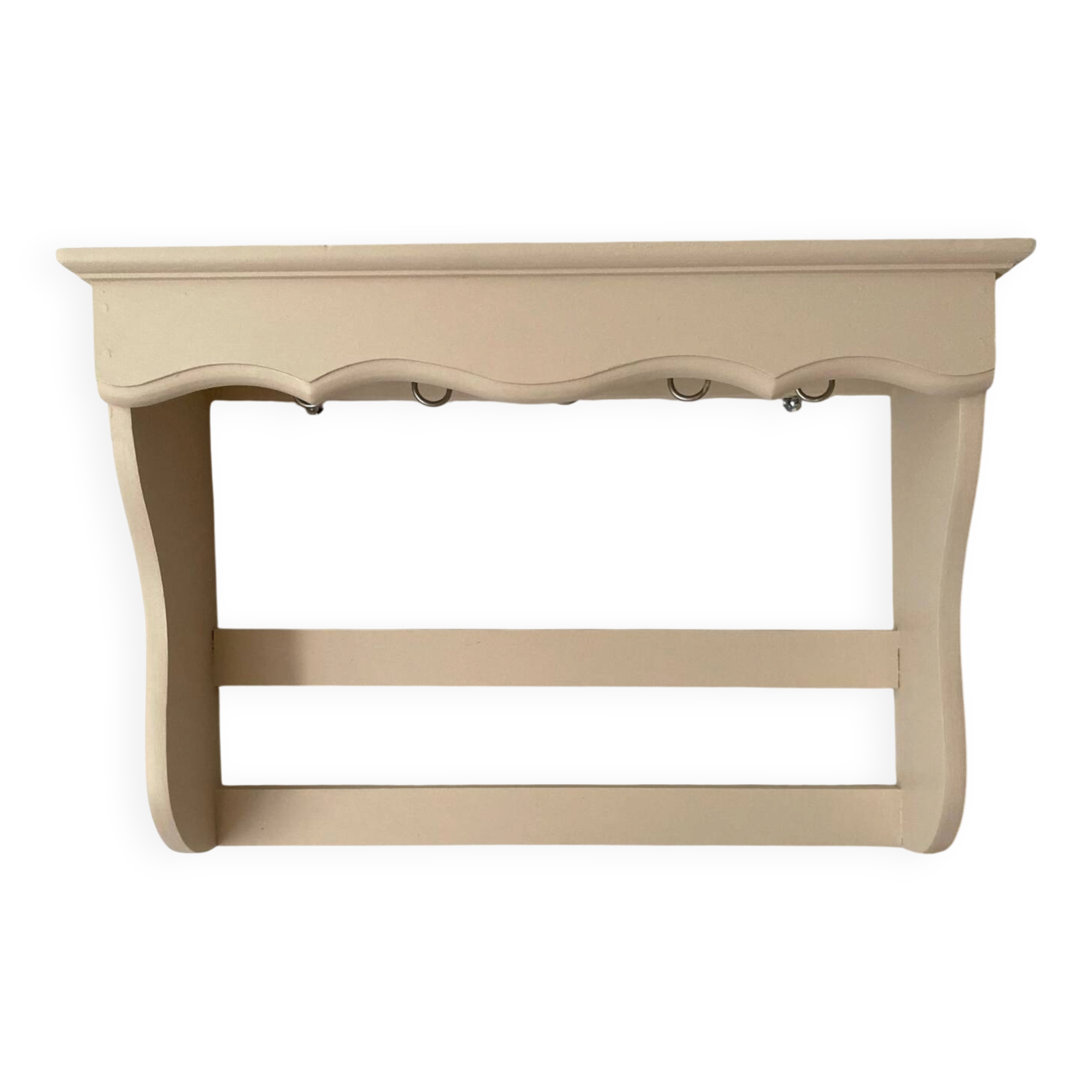 Antique wooden wall shelf