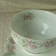 Lunch porcelain cup from limoges floral decor