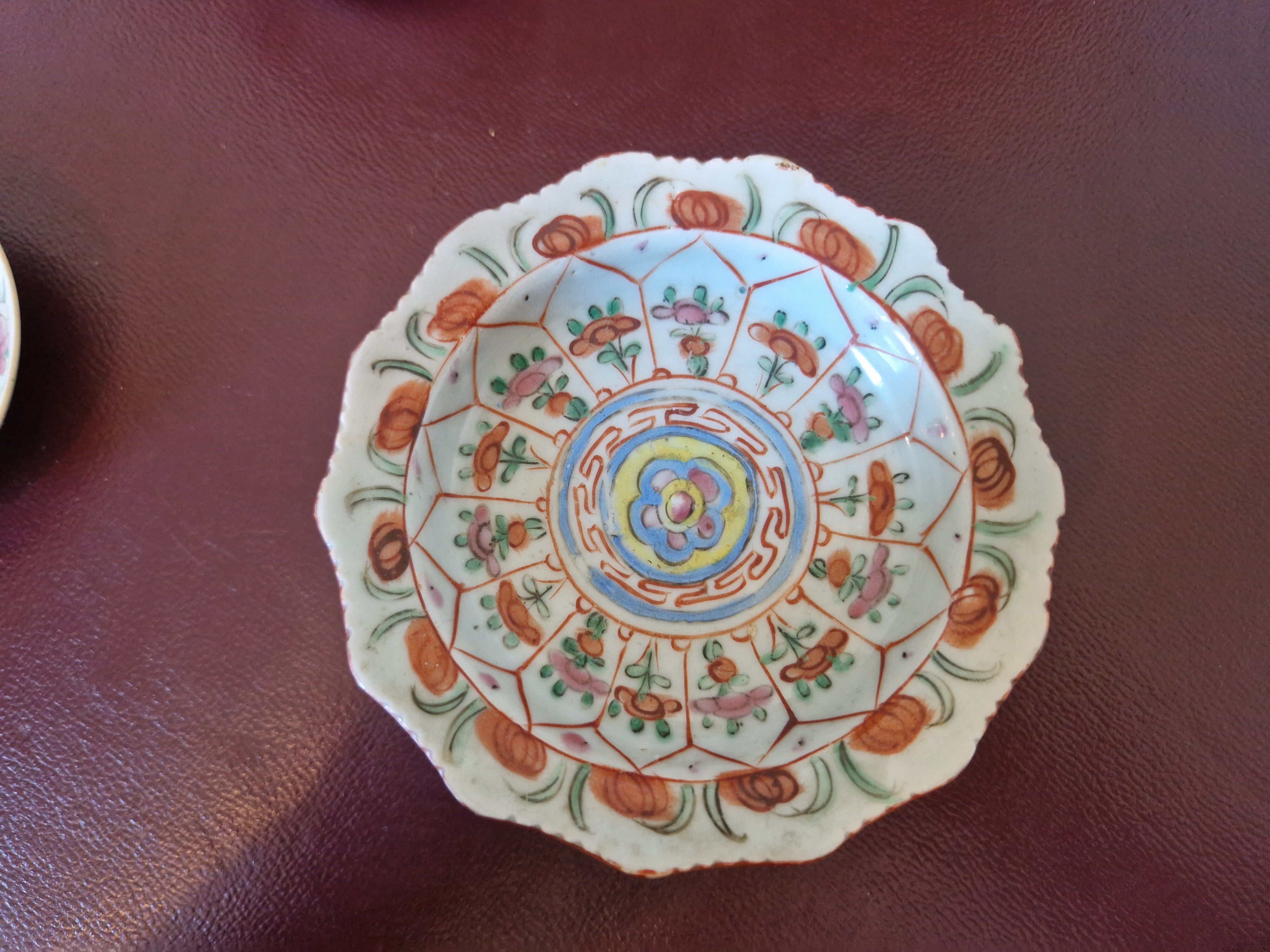 Benjarong porcelain cup