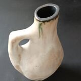 Glazed ceramic vase, France, 20th century